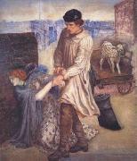 Dante Gabriel Rossetti Found (mk28) oil on canvas
